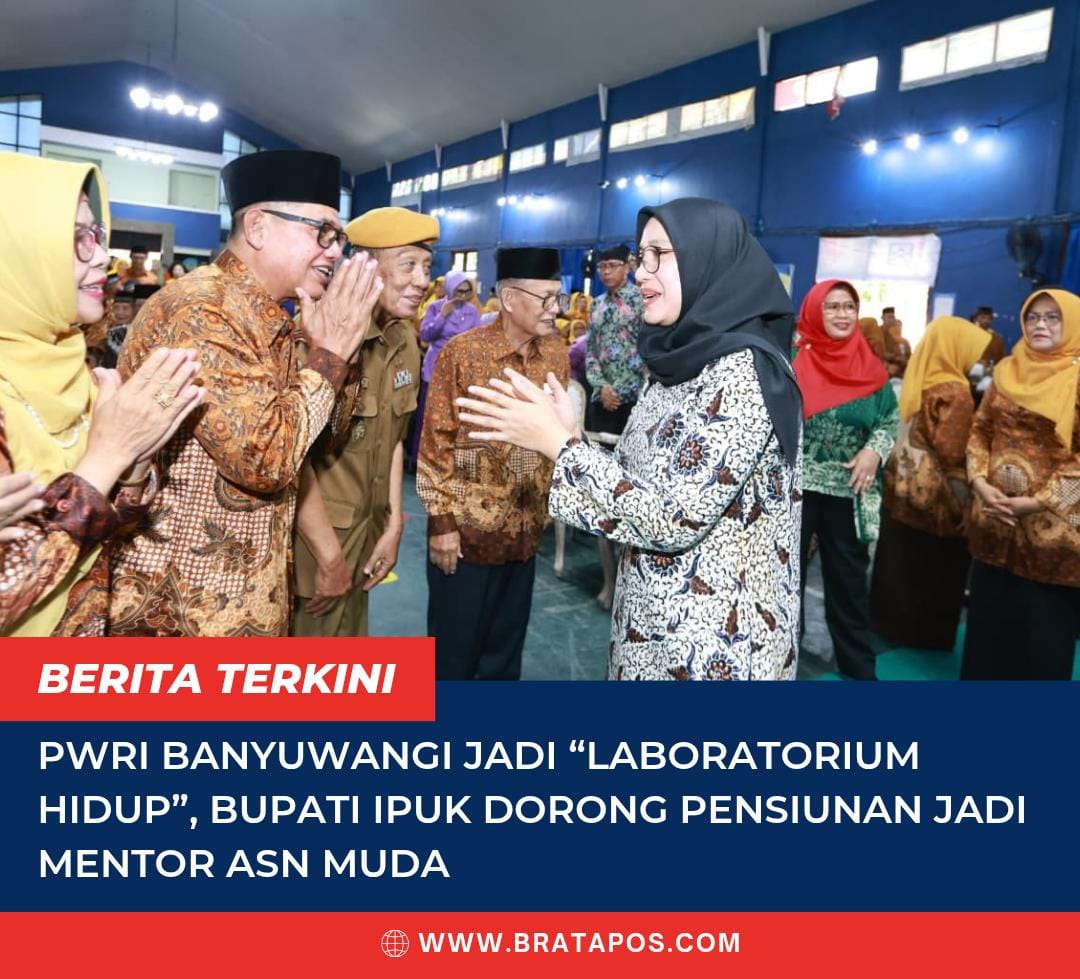 PWRI Banyuwangi Jadi “Laboratorium Hidup”, Bupati Ipuk Dorong Pensiunan Jadi Mentor ASN Muda