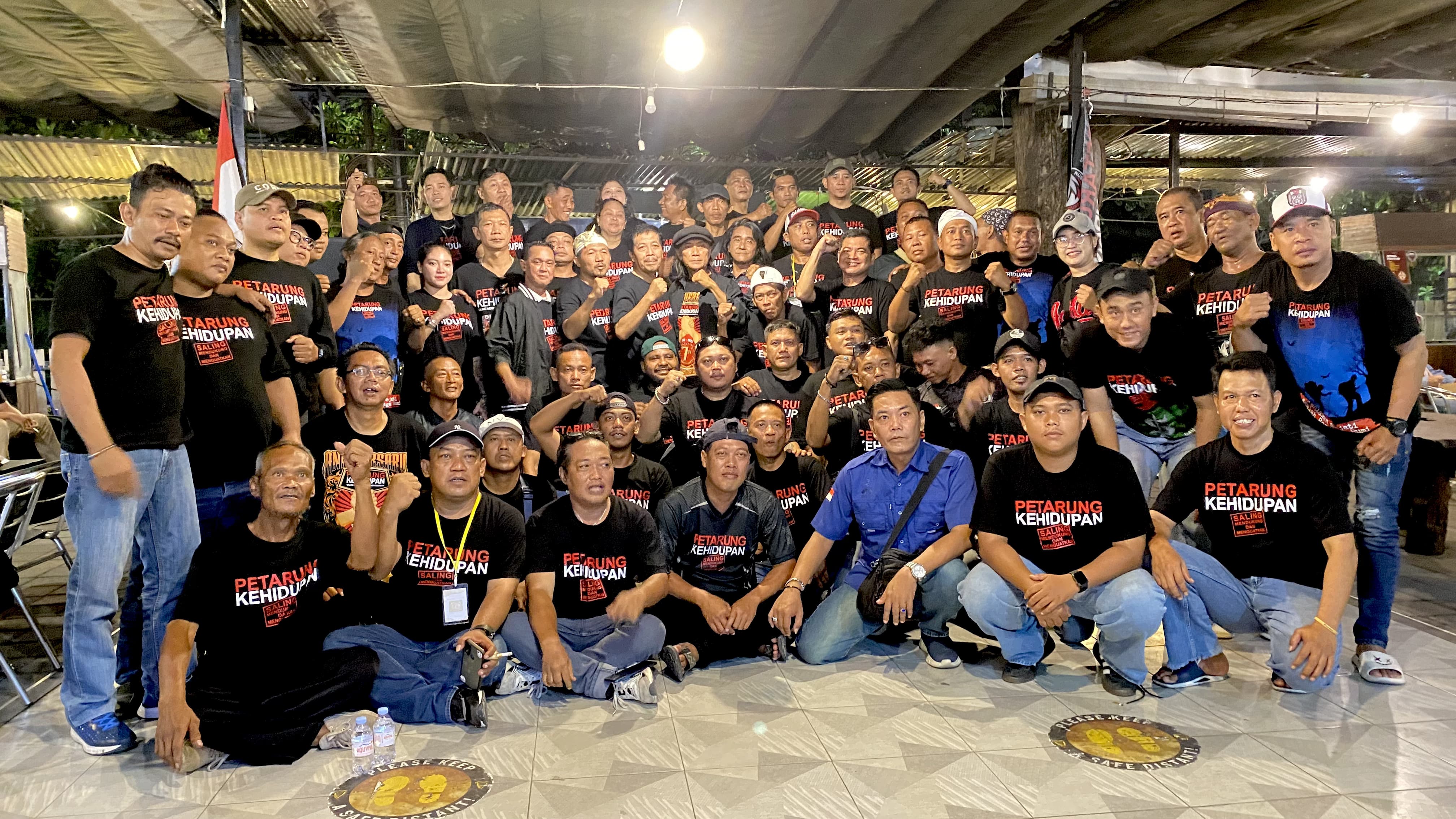 Rayakan Anniversary ke-2, Petarung Kehidupan Surabaya Pererat Solidaritas di Ngagel
