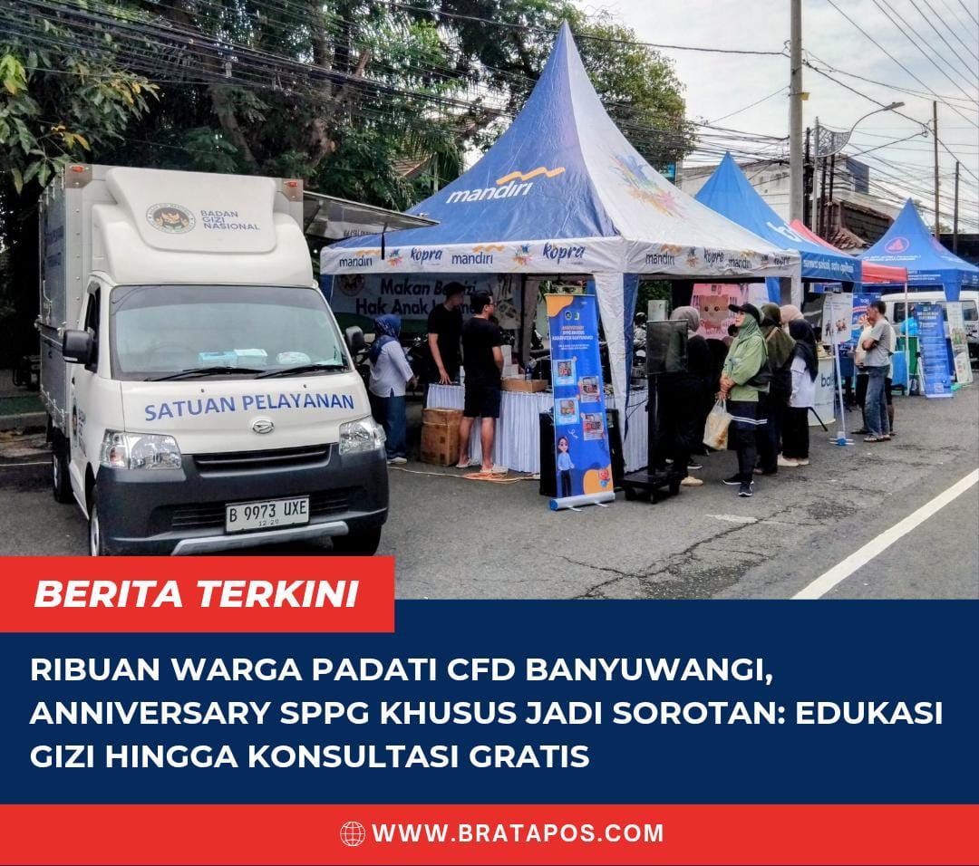 Ribuan Warga Padati CFD Banyuwangi, Anniversary SPPG Khusus Jadi Sorotan: Edukasi Gizi hingga Konsultasi Gratis