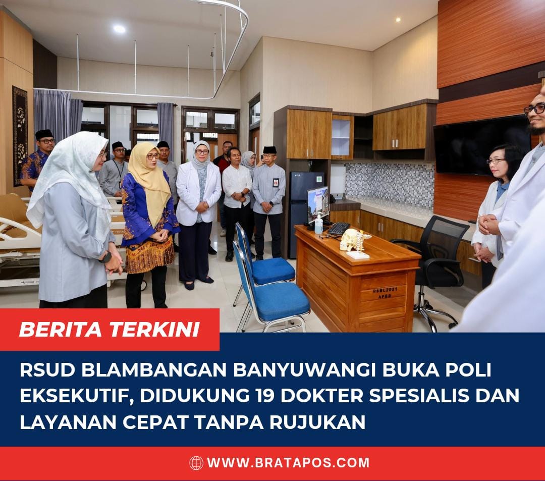 RSUD Blambangan Banyuwangi Buka Poli Eksekutif, Didukung 19 Dokter Spesialis dan Layanan Cepat Tanpa Rujukan