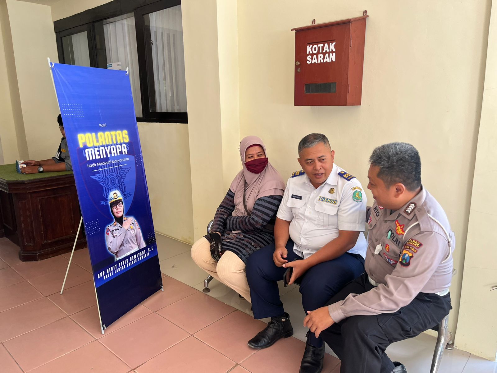 Satlantas Polres Sumenep Gelar 'Polantas Menyapa' di KB Samsat Sumenep