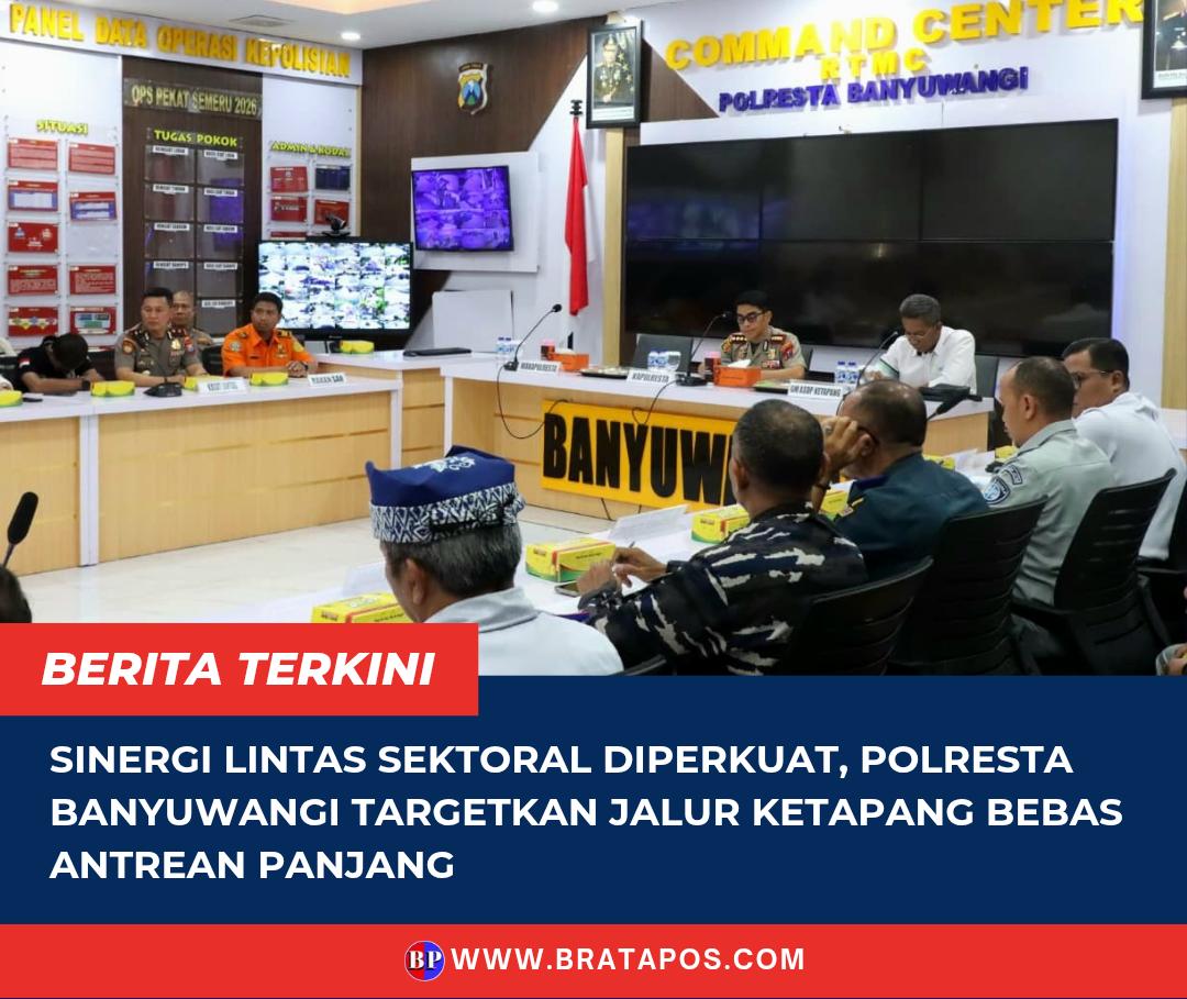 Sinergi Lintas Sektoral Diperkuat, Polresta Banyuwangi Targetkan Jalur Ketapang Bebas Antrean Panjang