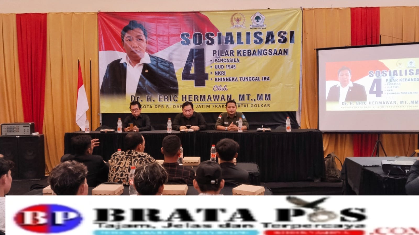 Sosialisasi 4 Pilar Kebangsaan MPR/DPR RI Dapil XI Jatim Oleh Dr Eric Hermawan,MT,,MM,:Begini Ungkapannya