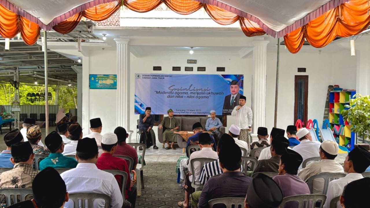 Sosialisasi Anggota DPRD Jatim Fraksi PPP Gaungkan Moderasi Ber-Agama Serta Nilai Agama