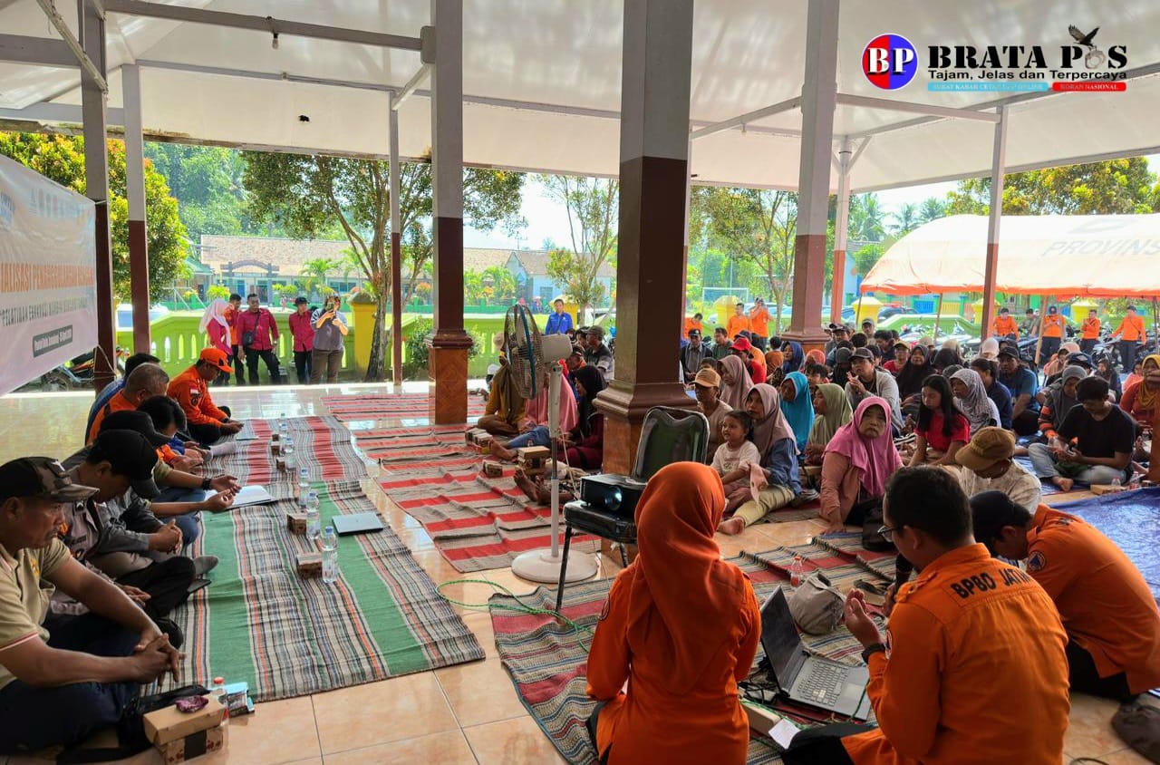 Sosialisasi Penanggulangan Tsunami, Warga Dilatih Evakuasi Mandiri