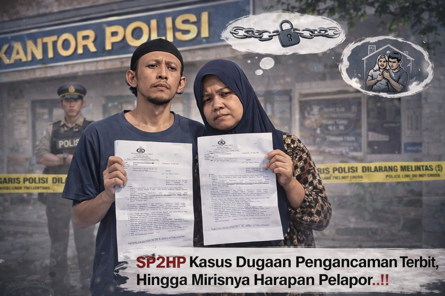 SP2HP Kasus Dugaan Pengancaman Terbit, Hingga Mirisnya Harapan Pelapor..!!