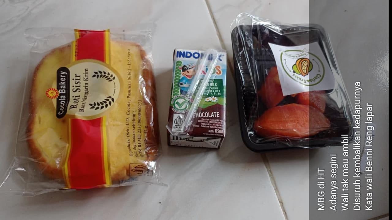 SPPG Pakamban Laok 2 Diduga Sajikan MBG Tidak Layak Konsumsi, Wali Murid: Kami Tidak Kelaparan