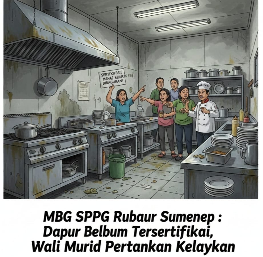 SPPG Yayasan Rumah Juang Garuda Emas Rubaru Sertifikasi Belum Lengkap, Holik Anggota DPRD Sumenep, Saya Tidak Tahu Apa-Apa