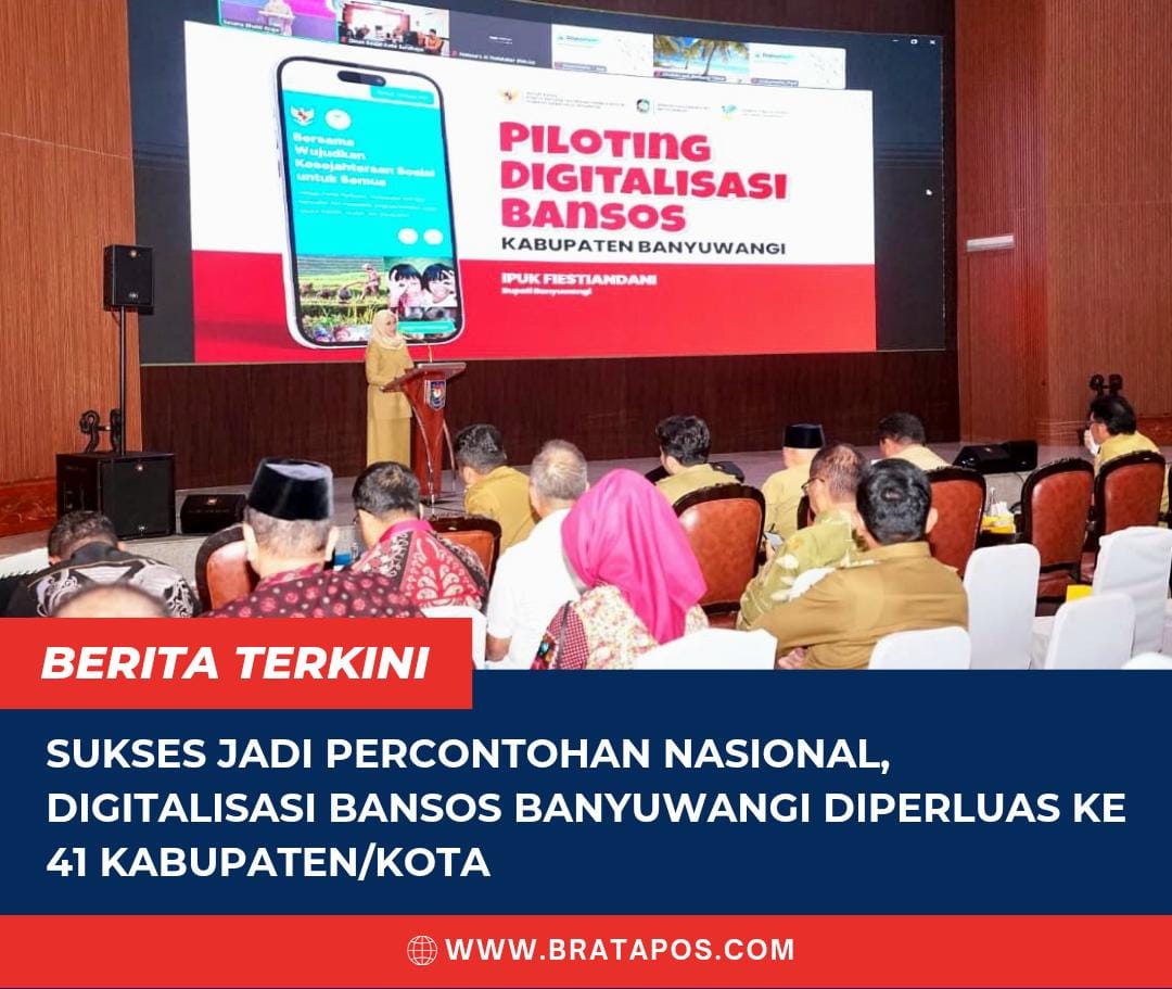 Sukses Jadi Percontohan Nasional, Digitalisasi Bansos Banyuwangi Diperluas ke 41 Kabupaten/Kota