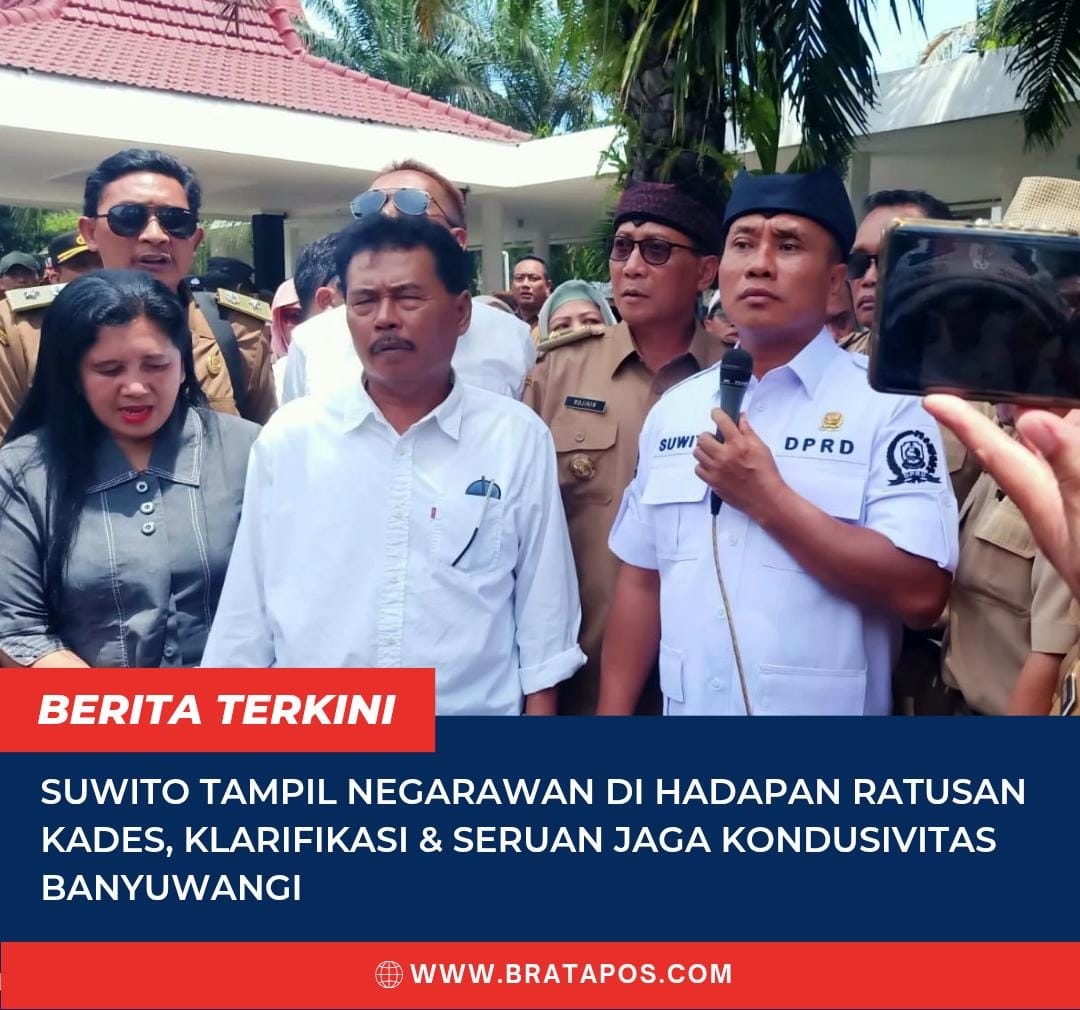 SUWITO Tampil Negarawan di Hadapan Ratusan Kades, Klarifikasi & Seruan Jaga Kondusivitas Banyuwangi