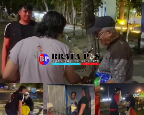 Tak Hanya Garang Pada Pelaku Tindak Kejahatan Tim URC Polres Sampang Berhati Dermawan