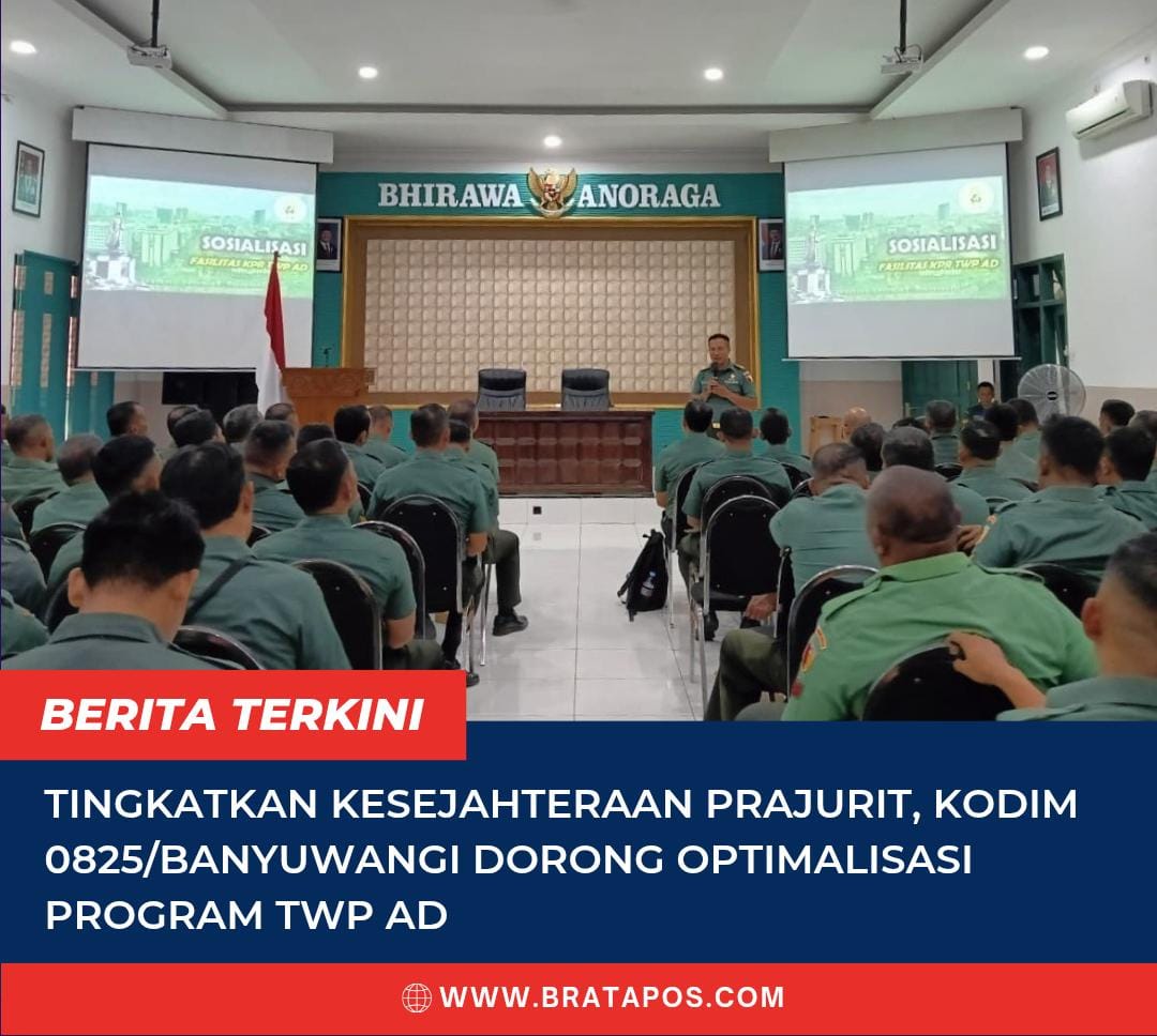Tingkatkan Kesejahteraan Prajurit, Kodim 0825/Banyuwangi Dorong Optimalisasi Program TWP AD