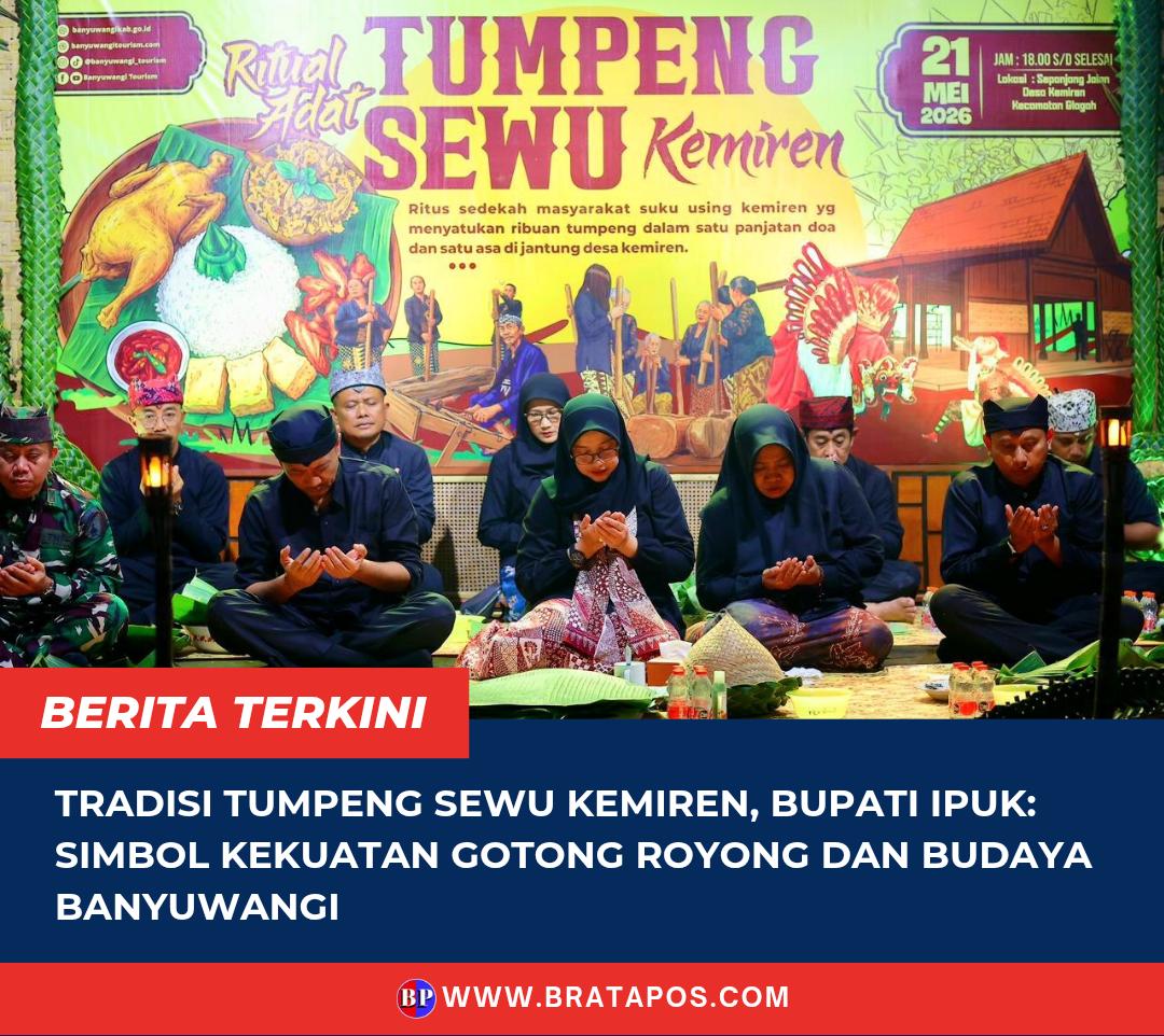 Tradisi Tumpeng Sewu Kemiren, Bupati Ipuk: Simbol Kekuatan Gotong Royong dan Budaya Banyuwangi
