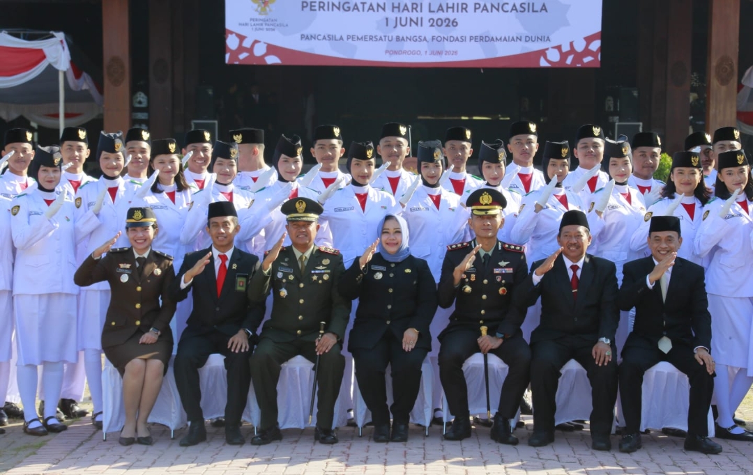 Upacara Peringatan Hari Lahir Pancasila 1 Juni 2026 " Pedoman Dalam Kehidupan Berbangsa dan Bernegara  Dalam Tantangan Global"