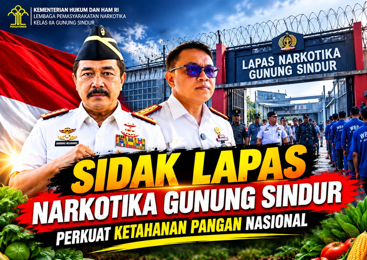 VIRAL! Dari Balik Jeruji, Lapas Gunung Sindur, Ikut Perkuat Ketahanan Pangan Nasional