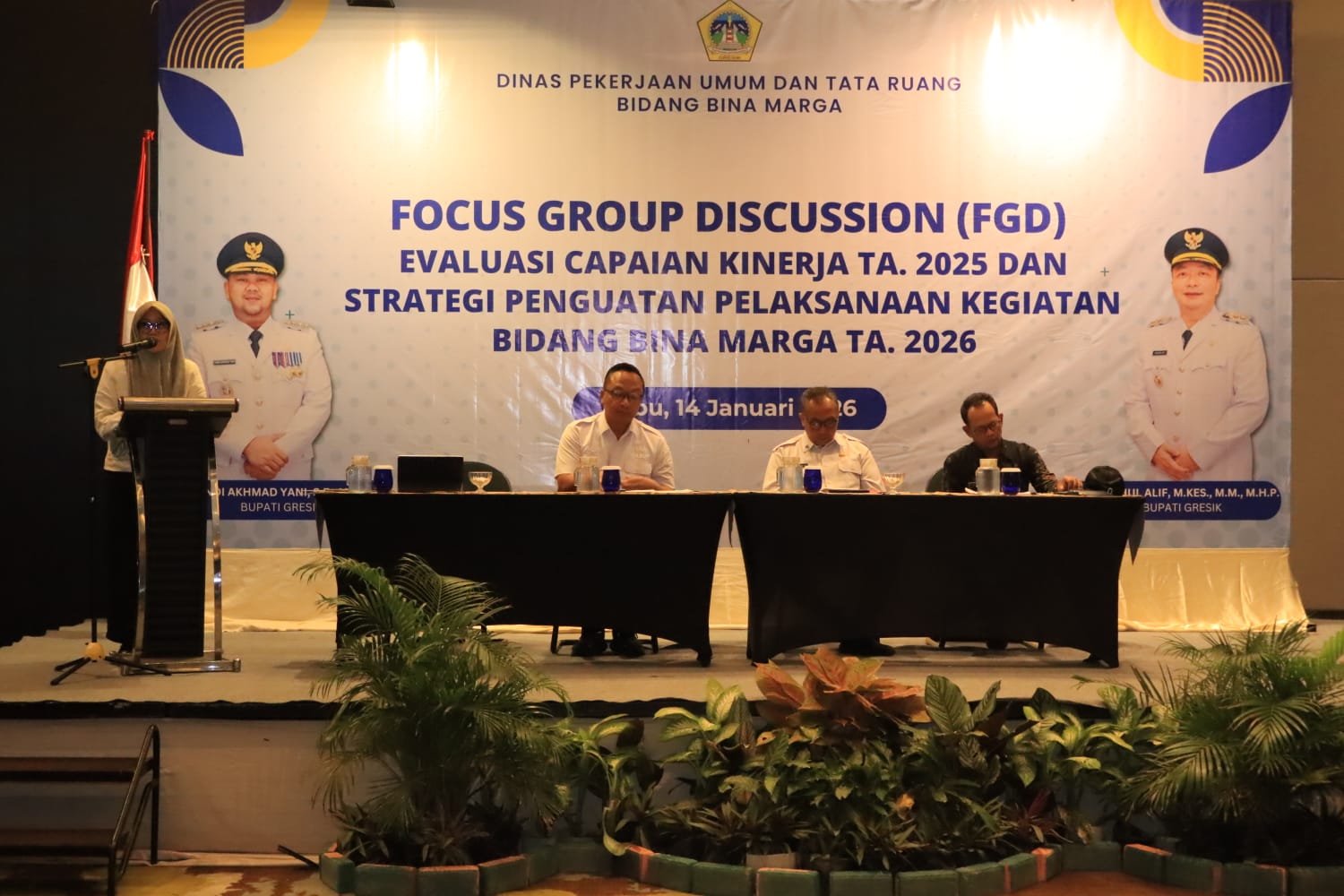 Wabub Gresik Asluchul Alif: Camat Dan DPUTR Harus Kolaborasi, Fokus Perbaikan Jalan Poros Desa