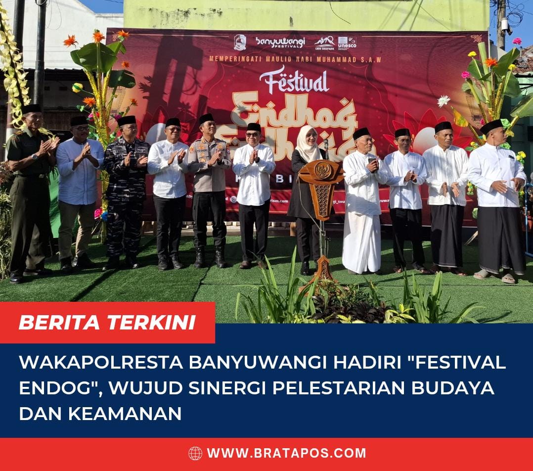 Wakapolresta Banyuwangi Hadiri "Festival Endog", Wujud Sinergi Pelestarian Budaya dan Keamanan